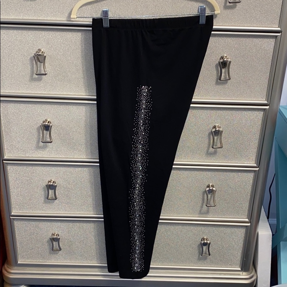 Attention (Plus) Sparkle Side Detail Legging 2X